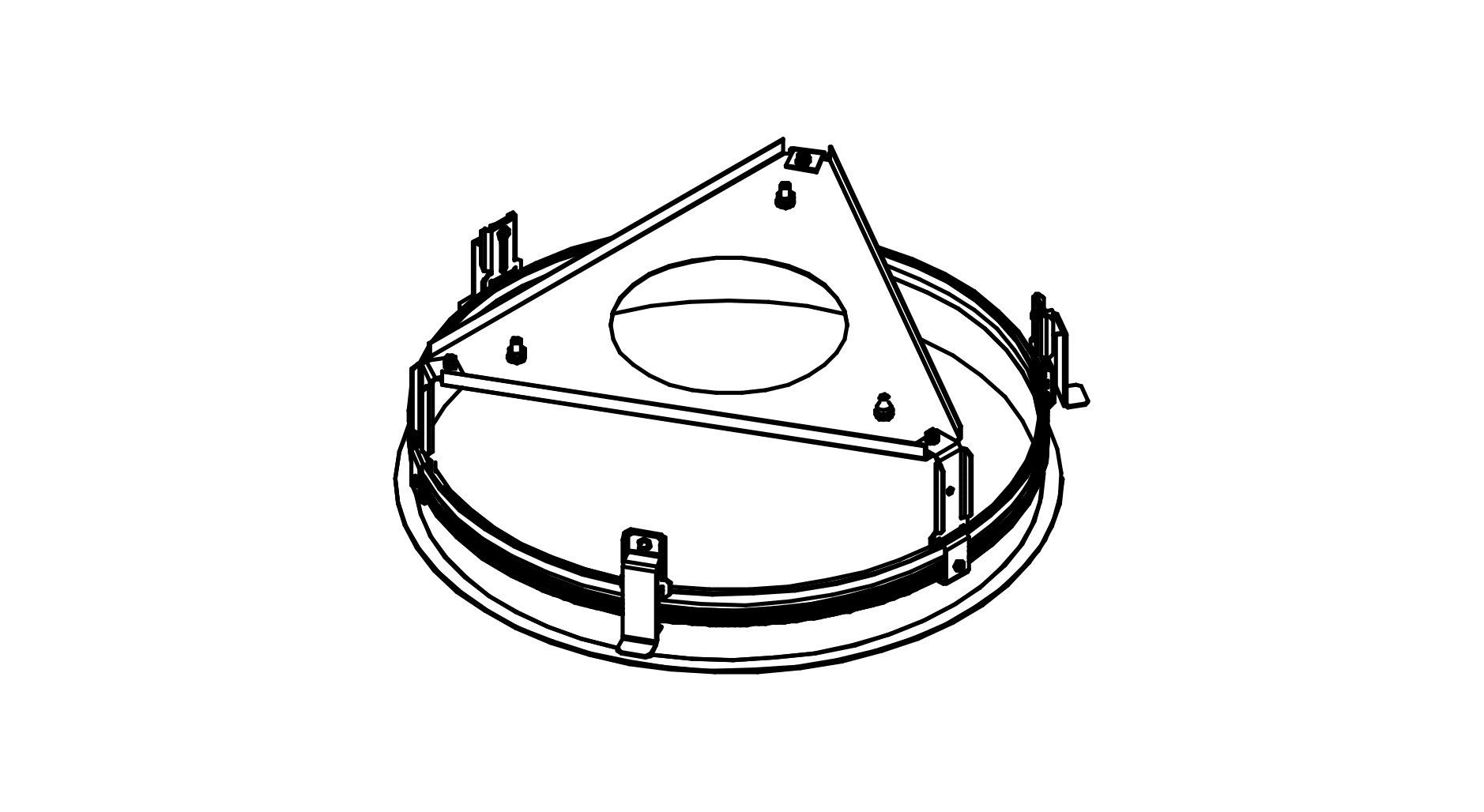 TARGETTI - TAR1T6307 THREESIXTY EXTRA HOUS NOT ADJ D590 BLACK