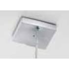 TARGETTI - TAR1V7523 SLIM SQUARE CANOPY WITH FEEDING CABLE