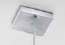 TARGETTI TAR1V7523 SLIM SQUARE CANOPY WITH FEEDING CABLE