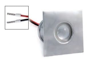 LINEA LIGHT (ILED) ILD85046W50 NITUM-Q 2 QUADRO 1LED 1W NIKEL SPAZ