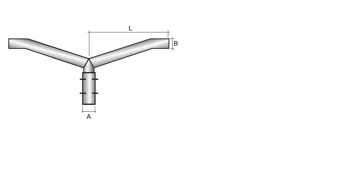 SEM - SEMTD150100 TESTA PALO DOPPIO L=1000 INCL. 15/0