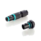 TECHNO SRL - TLHTHB.381.N2A.R KIT Micro Connettore Presa e Spina pannello 2p Vite M16 IP66/IP68/IP69