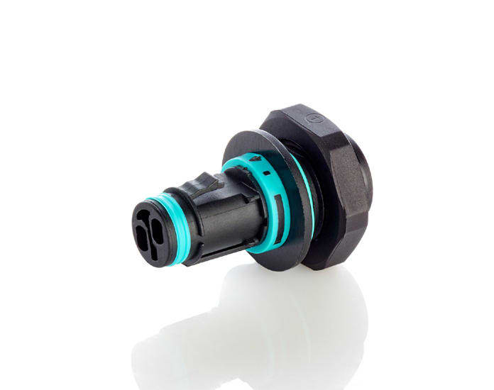 TECHNO SRL - TLHTHB.381.P2A MICRO-CONNECTOR SOCKET PANEL M16 2P IP68