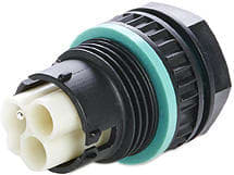 TECHNO SRL - TLHTHB.385.A3D CONNECTOR PANEL PLUG 3P NUT M20 IP68