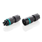 TECHNO SRL - TLHTHB.387.A4A.L.R KIT MINI-CON PLUG-SOCK 4P D6-13.5 SCW IP