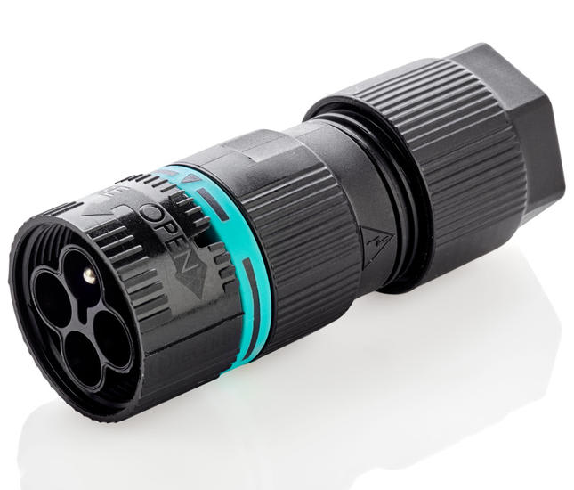 TECHNO SRL - TLHTHB.387.A4A.L MINI-CONNECTOR PLUG 4P SCREW D7-13,5 IP6