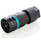 TECHNO SRL - TLHTHB.387.A4A.L Mini Connettore Spina 4p Vite D7-13.5 IP66/IP68