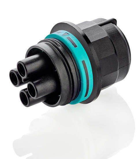 TECHNO SRL - TLHTHB.387.M3A MINI-CONNECT SOCKET PANEL 3P SCW IP68 N