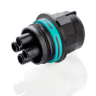 TECHNO SRL - TLHTHB.387.M3A Mini Connettore Presa pannello NC 3p Vite M20 IP66/IP68