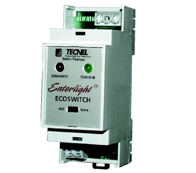TECNEL TECNOLOGIE EL TTETE7790 INTERRUTTORE ECOLOGICO ECOSWITCH 16A DIN