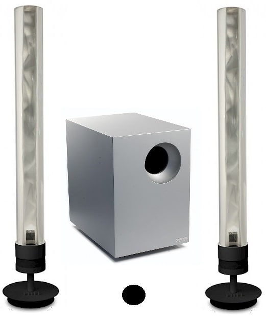 A.T.E.C. SRL TUTOH OHLBN SUBWOOFER CON LUCE OH AMPLIF 200W NERO