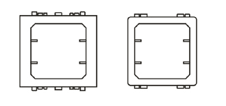 A.T.E.C. SRL - TUTTU AC12MC ADATTATORE X COMANDO METAL CROMO