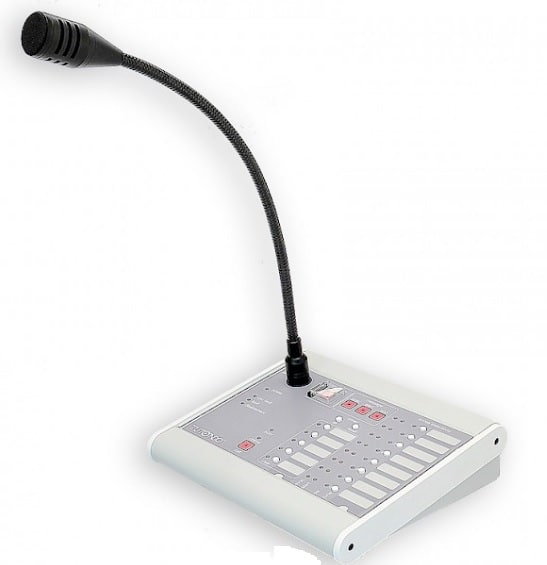 A.T.E.C. SRL - TUTTU METMC8C BASE MIC 8 ZONE MESS EMERGENZA EN 54 16