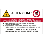 CEMBRE SPA - CEM268000NAR TARG.ALL.VS-I80 70X120 MM. SIMBOLI+TESTO