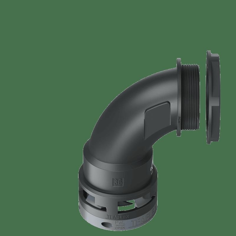 TEAFLEX TEAU6BBN36P36 CURVA 90?IP66 BN36 PG36 NERO