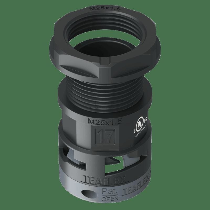 TEAFLEX TEAU6BSM17M25 RACC.NERO IP66 SM17 M25X1,5
