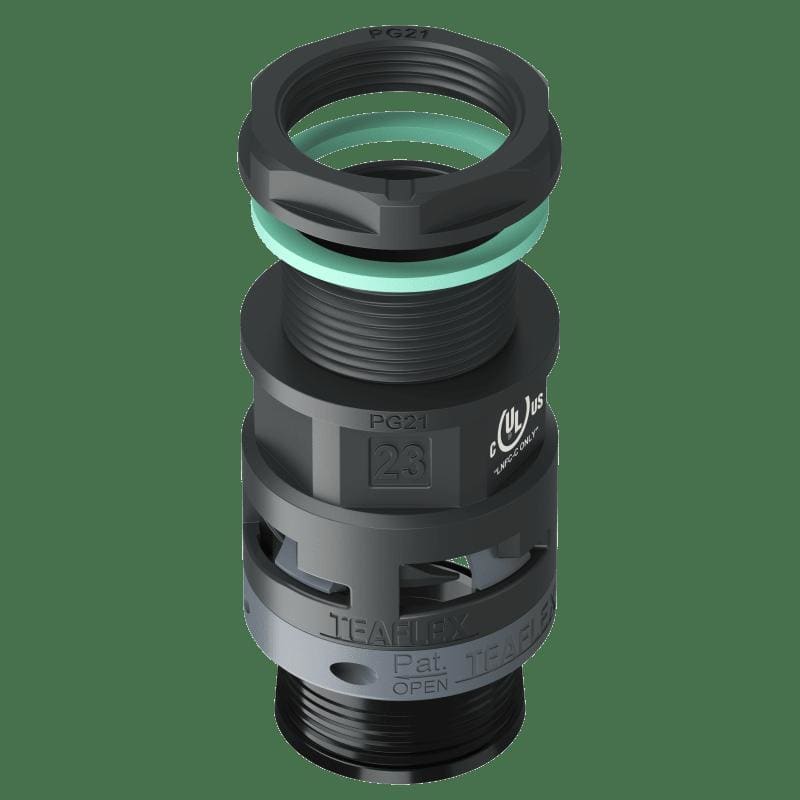 TEAFLEX TEAU8BSM23P21 RACC.NERO IP68 SM23 PG21
