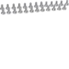 HAGER - HAGUC856E SET 25 VITI AUTOMASCHIANTI M6 SIS QUADRO