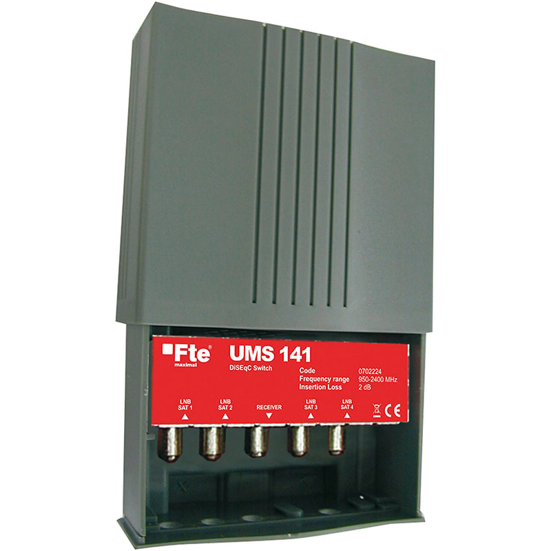 FTE MAXIMAL ITALIA S - FTEUMS141 UMS141 COMMUTATORE DISEQC 4 IN E 1 OUT