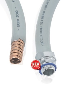 EURO 2000 SPA URODMC 240EMP TUBO FLESS.BRONZO PVC LISCIO (EMP) 240