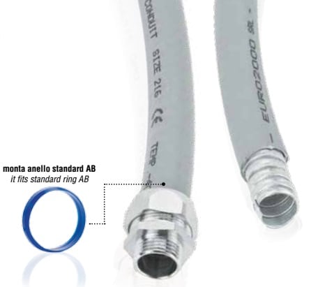 EURO 2000 SRL - URODMC 216ABTX TUBO FLESS.MET.RIV.FORPRENE ABT 216