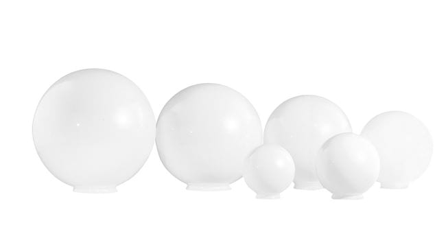 ROSSINI ILLUMINAZI - RSSV.509-30 VETRO OPALE A GLOBO C/GRIFFA