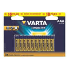 VARTA CONSUMER BATT - VAT4103101461 AAA (MINISTILO) LONGLIFE X10 (MEGAPACK)