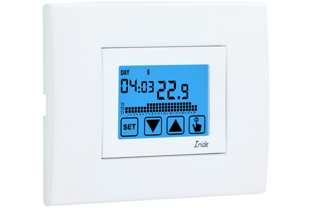 VEMER-SIBER GROUP S. - VEMVE456000 IRIDE CRONOTERM. INCASSO TOUCH BATTERIA