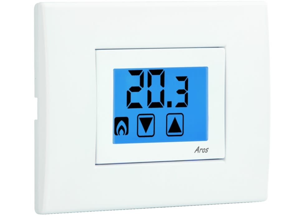 VEMER-SIBER GROUP S. - VEMVE458600 AROS TERMOSTATO INCASSO TOUCH BATTERIA