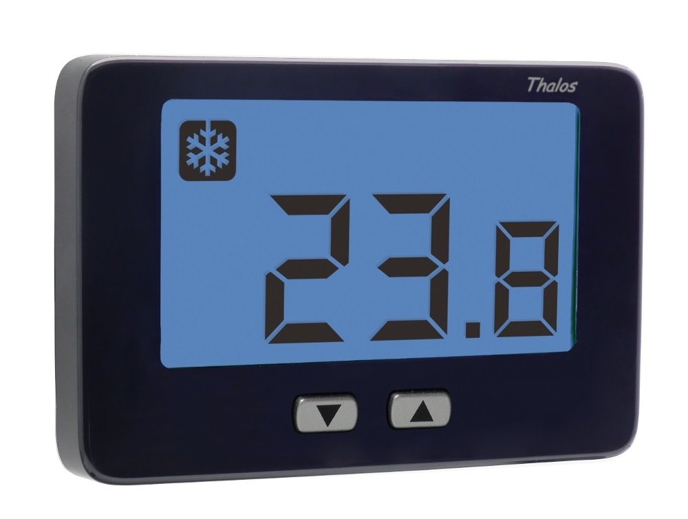 VEMER-SIBER GROUP S. - VEMVE719100 THALOS KEY NERO TERMOSTATO BATTERIA