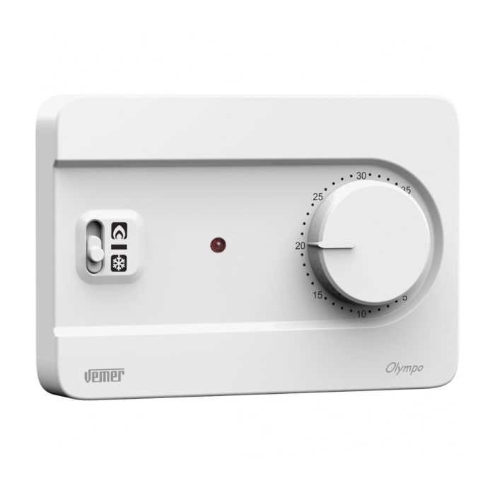 VEMER-SIBER GROUP S. - VEMVE757300 OLYMPO BIANCO TERMOST. C/MANOPOLA BATT.