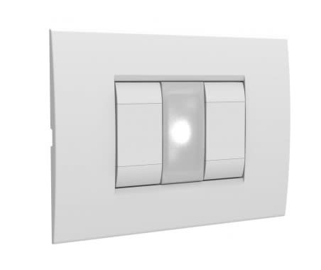 VEMER-SIBER GROUP S. - VEMVE758300 VEGA LAMPADA DA INCASSO 1 MODULO