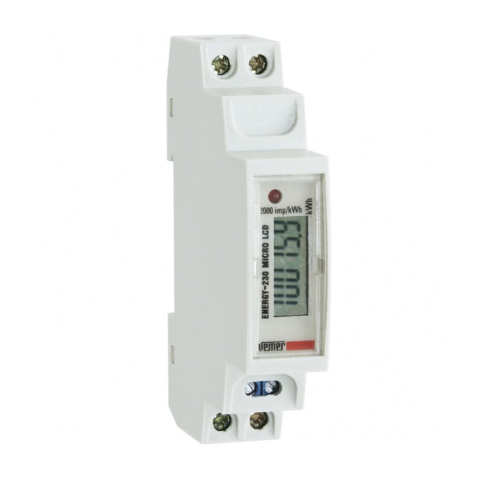 VEMER-SIBER GROUP S. - VEMVE758400 ENERGY-230 D MICRO CONT. ENERGIA CON LCD