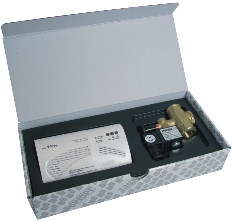 VEMER-SIBER GROUP S. - VEMVN793600 SET SICUR. GPL PARETE VALV.3/4 NA 230V