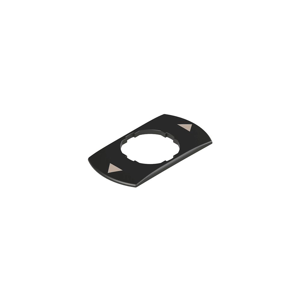 PIZZATO ELETTRICA PZZVE TF12G1234 TARGHETTA CON FORO SAGOMATO RETTANGOLAR