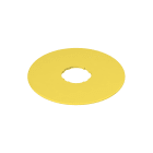 PIZZATO ELETTRICA - PZZVE TF32D5700 TARGHETTA CON FORO SAGOMATO DISCO GIALL