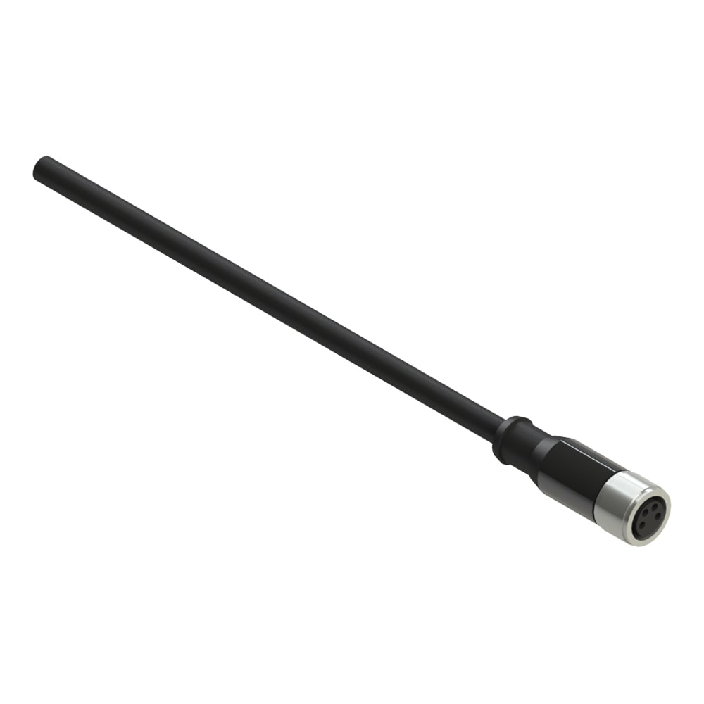 PIZZATO ELETTRICA S. - PZZVF CA4PD5K CONNETTORE FEMMINA M8 4 POLI DIRITTO CAB