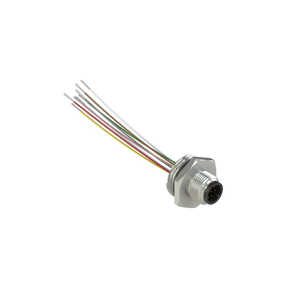 PIZZATO ELETTRICA S. - PZZVF CNM8PM CONNETTORE METALLICO 8 POLI M12 PER FILE