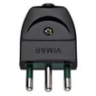 VIMAR SPA - VIW00202 SPINA 2P+T 16A S17 ASSIALE NERO