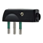 VIMAR SPA - VIW00206 Spina 2P+T 10A SPA11 90° nero