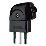 VIMAR S.P.A. - VIW00211 SPINA 2P+T 10A S11 90° NERO