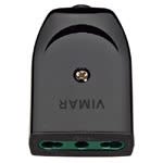 VIMAR S.P.A. - VIW00223 PRESA 2P+T 16A P17/11 ASSIALE NERO