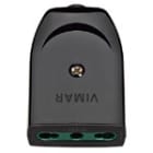 VIMAR SPA - VIW00223 Presa 2P+T 16A P17/11 assiale nero