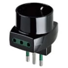 VIMAR SPA - VIW00322 Adattatore mult. S11+2P11+P30 nero
