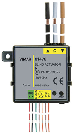 VIMAR S.P.A. - VIW01476 MODULO DOMOTICO 2IN 3OUT (1 TAPP+2 LED)