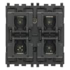 VIMAR SPA - VIW01484 COMANDO DOMOTICO 4 PULSANTI AMPL.1+1W 2M
