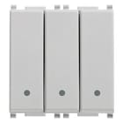 VIMAR SPA - VIW14007.SL TRE DEVIATORI 1P 20AX SILVER