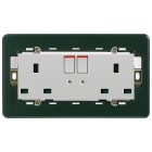 VIMAR SPA - VIW14222.SL 2 PRESE 2P+T 13A INGLESE INTERR. SILVER