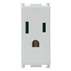 VIMAR SPA - VIW14242.SL PRESA SICURY 2P+T 15A USA+SASO SILVER