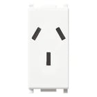 VIMAR SPA - VIW14250 PRESA SICURY 2P+T 10A ARGENTINO BIANCO